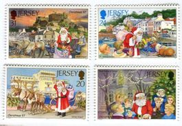 Briefmarken "Weihnachtsmann". Jersey.