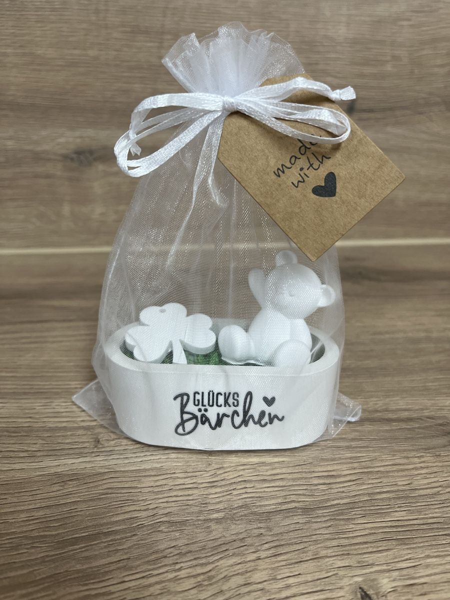 Tutte le decorazioni: Glücksbärli Geschenkset, Glücksbringer, handmade – Nuovo (secondo la descrizione) da Frick venduto da van_2dhd