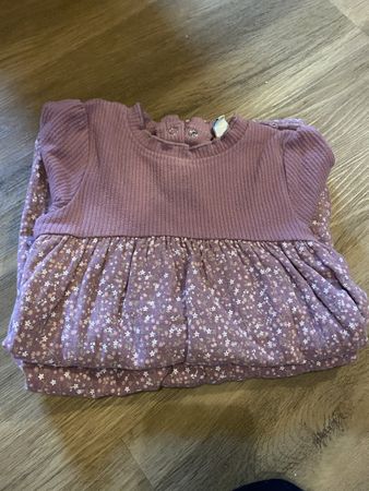Kinderkleidchen Zwillinge langarm für Herbst Gr. 92