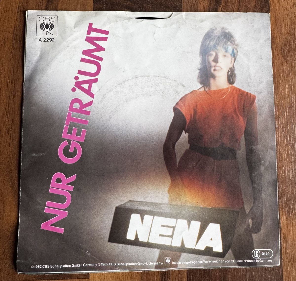 Dischi in vinile: Nena - Nur Geträumt - 7" Single - 80s – Usato da Rorbas venduto da BlackstarRecords 1