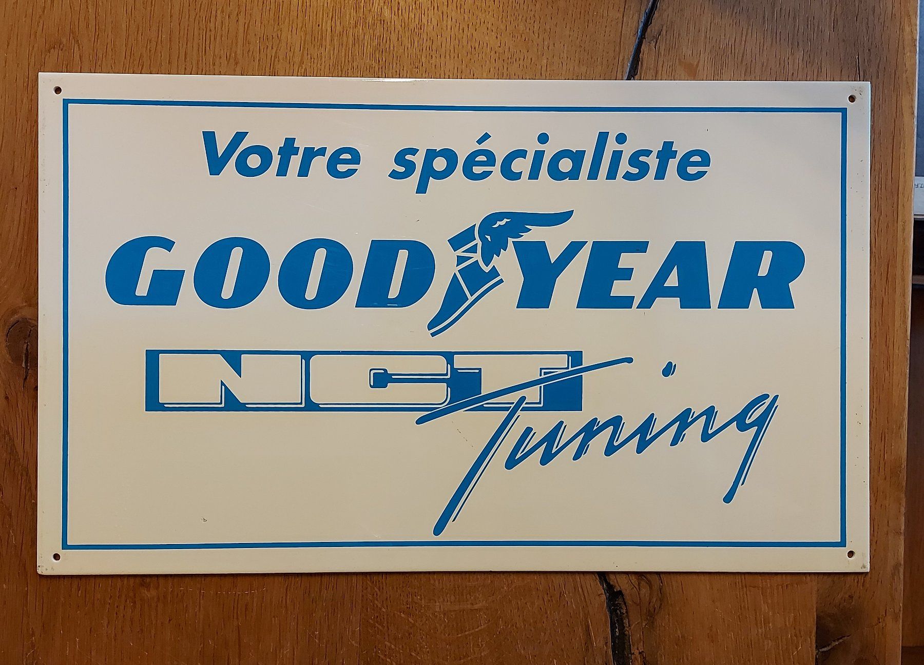 Goodyear Schilder: Goodyear Tuning Blech-Schild Werkstatt Vintage Deko – Gebraucht aus Schlieren von Svenja7