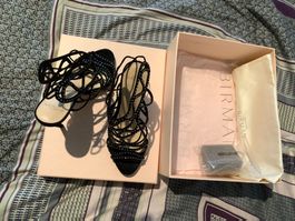 Schwarze Sandalen von Alexandre Birman, Grösse 38, neu!