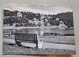 AK CP Arosa Obersee Bänkli Sitzbank See GR