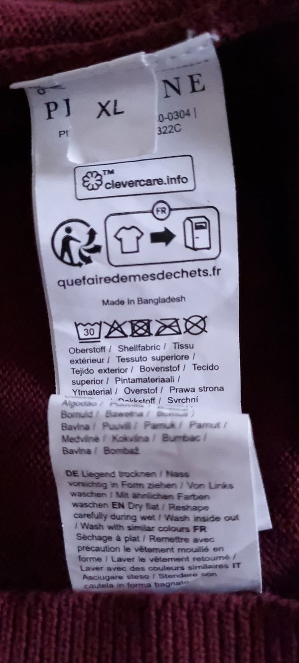 Maglioni & Felpe: Herren-Strickpullover XL, Pier One, weinrot – Nuovo (secondo la descrizione) da Schliern b. Köniz venduto da hirondelle276 3