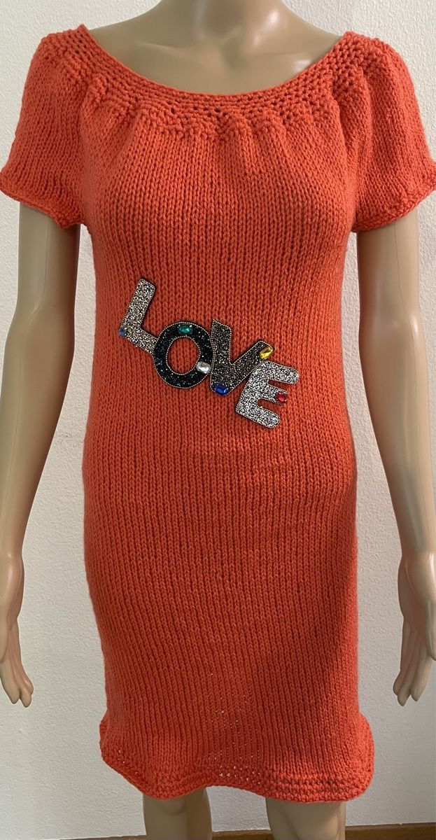 Kleider: Kleid Korall Rot Love Neu – Neu und originalverpackt aus Au ZH von Jaggy4