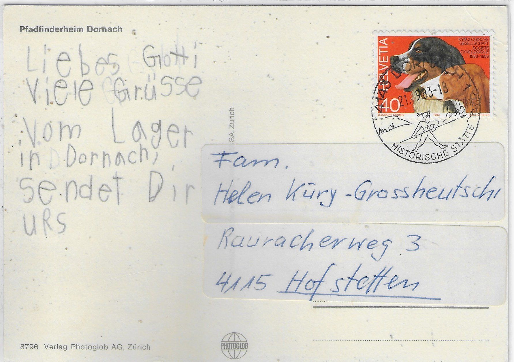 Cartoline postali: Pfadfinderheim Dornach – Usato da Ettingen venduto da Kartenplanet 1