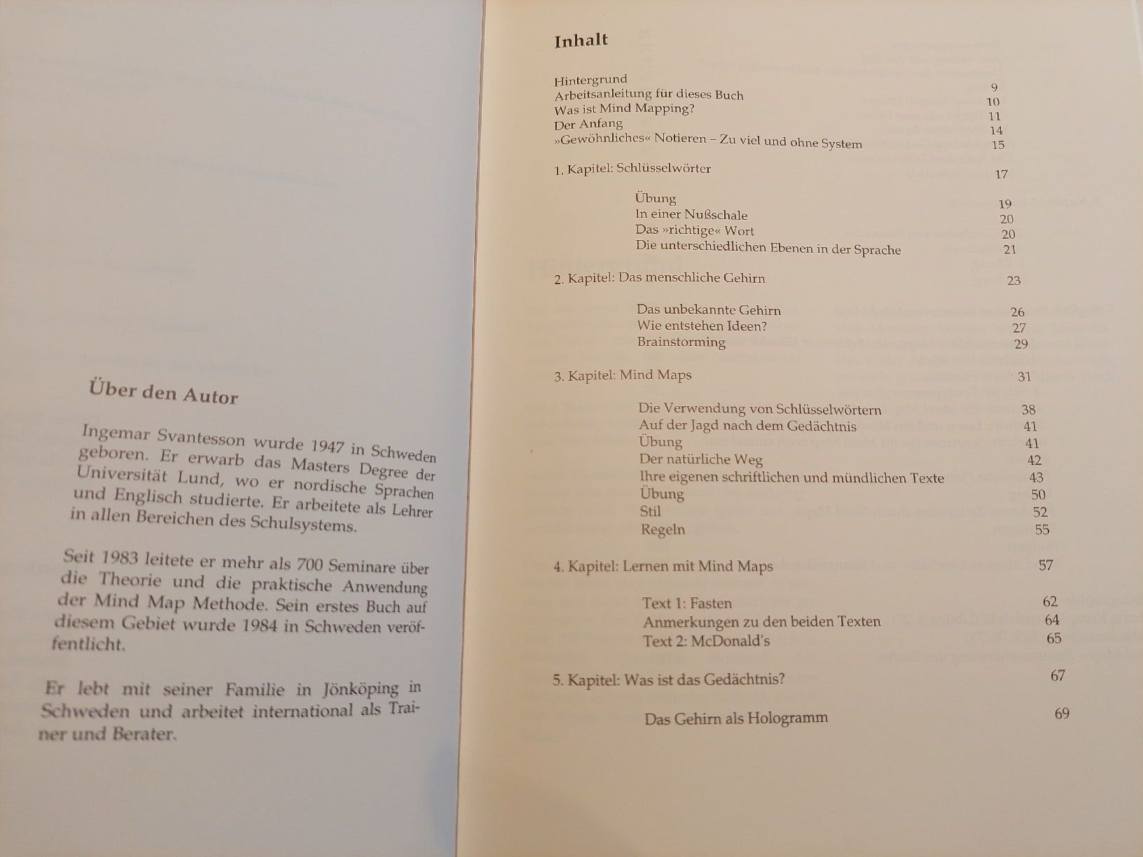 Libri: Mind Mapping und Gedächtnistraining - Top Zustand! – Usato da Brunnen venduto da Livianda 2