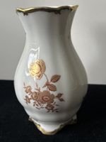 Porzellanvase JIMENAU von Henneburg-Forz. Goldrand Rosen 