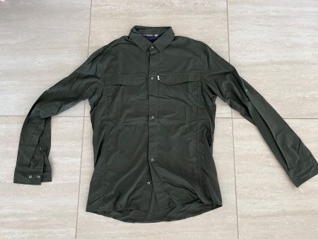 Haglöfs "Salo LS Shirt," olive green, size M
