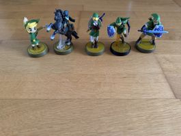 5x Amiibo Link / Legend of Zelda