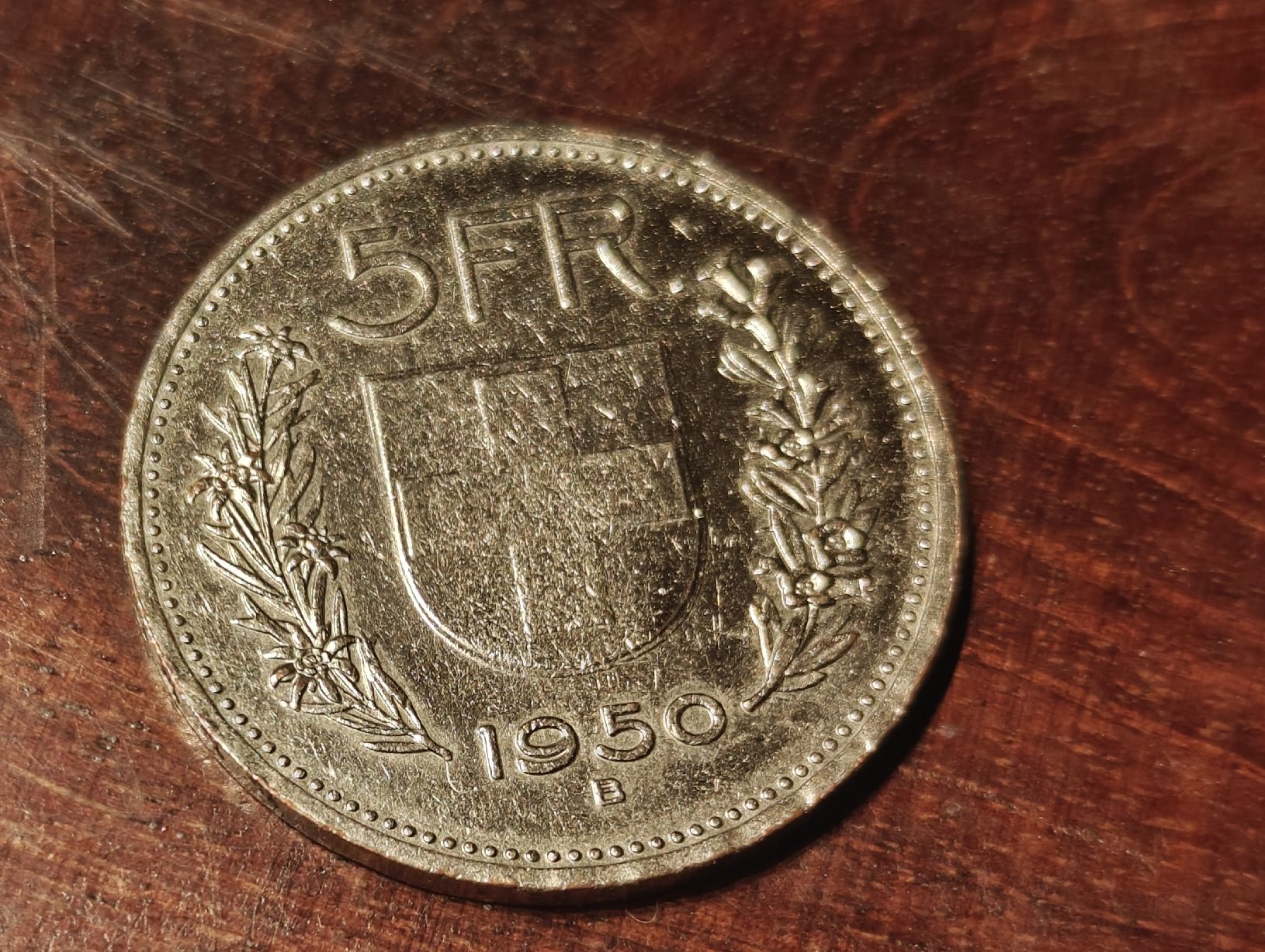 Tutti le monete: 5 Franken Liber 1950 – Usato da Malans GR venduto da mesmen