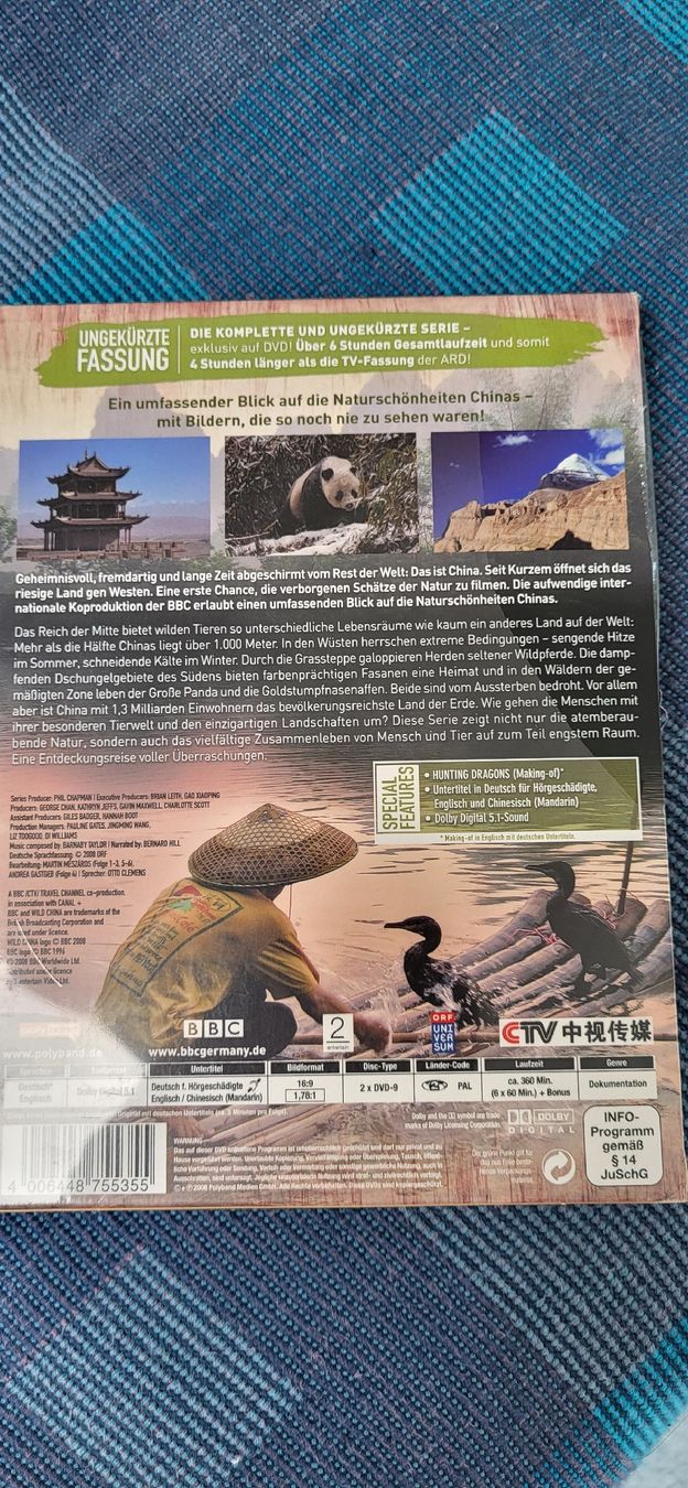 Alle DVDs: Wildes China BBC DVD Doku  Zwei DVDs – Neu und originalverpackt aus Merenschwand von Boonie 1