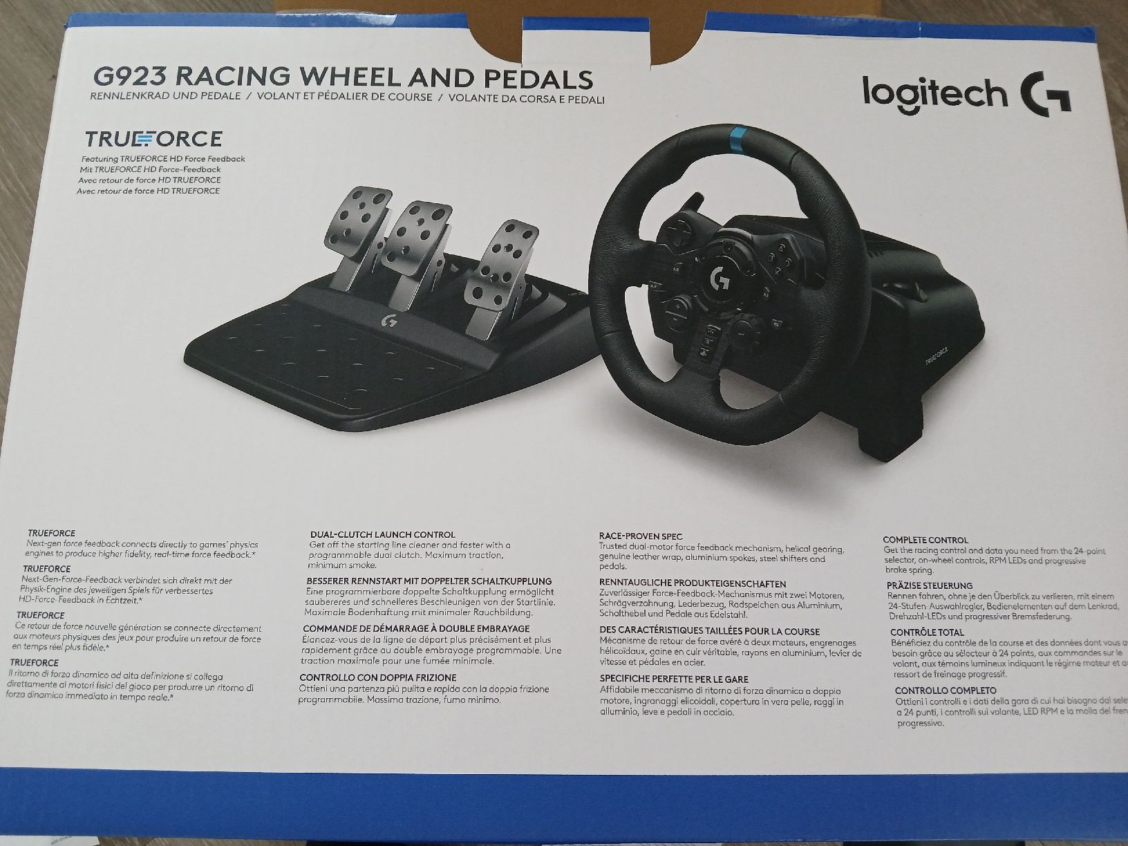 Steuerung: Logitech G923 Racing Wheel and Pedals – Neu und originalverpackt aus Niederbüren von HardStorm 4