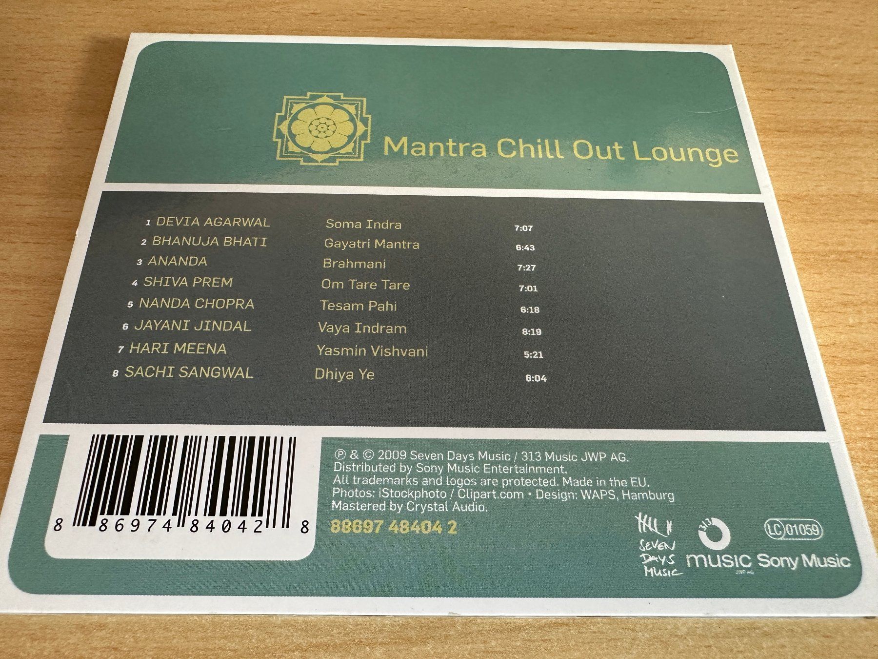 CDs: Various – Mantra Chill Out Lounge – Gebraucht aus Rikon im Tösstal von Alpenmutz 1