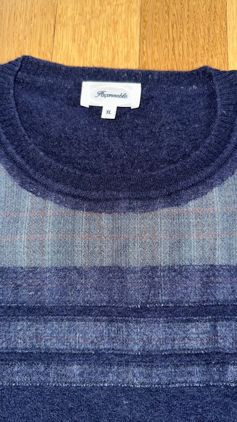 Pullover & Sweatshirts: Faconnable Sweatshirt / Pullover, Blau, Gr. XL, Top Zustand – Gebraucht aus Horgen von Fioko1984 2