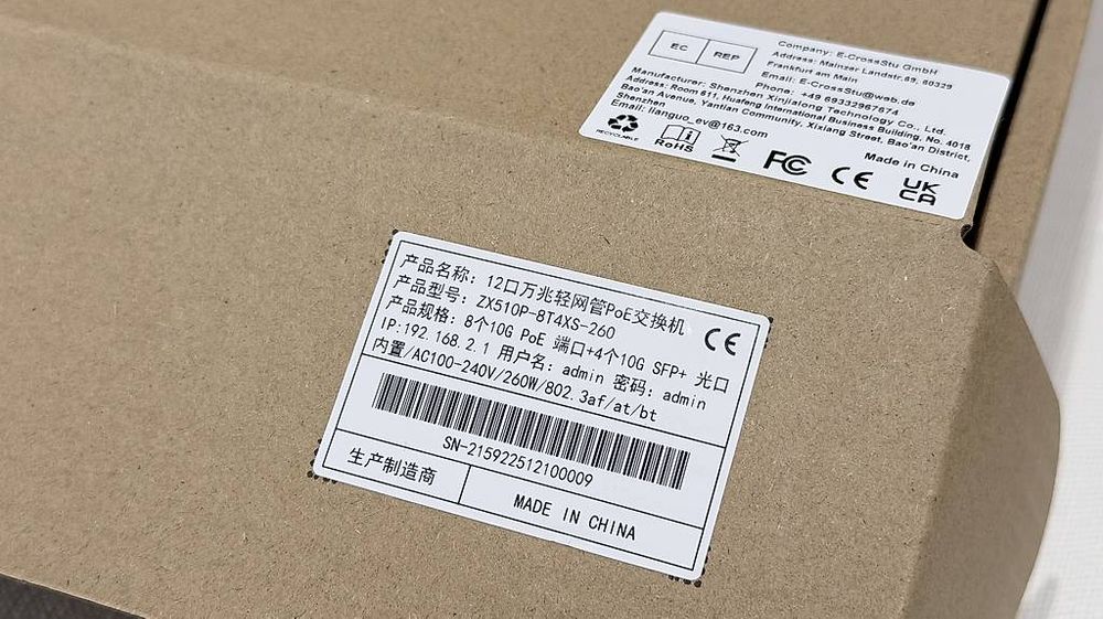 GoodTop 8 Port 10G PoE Switch Managed 4 Port 10G SFP+ (Usato) a Stabio ...