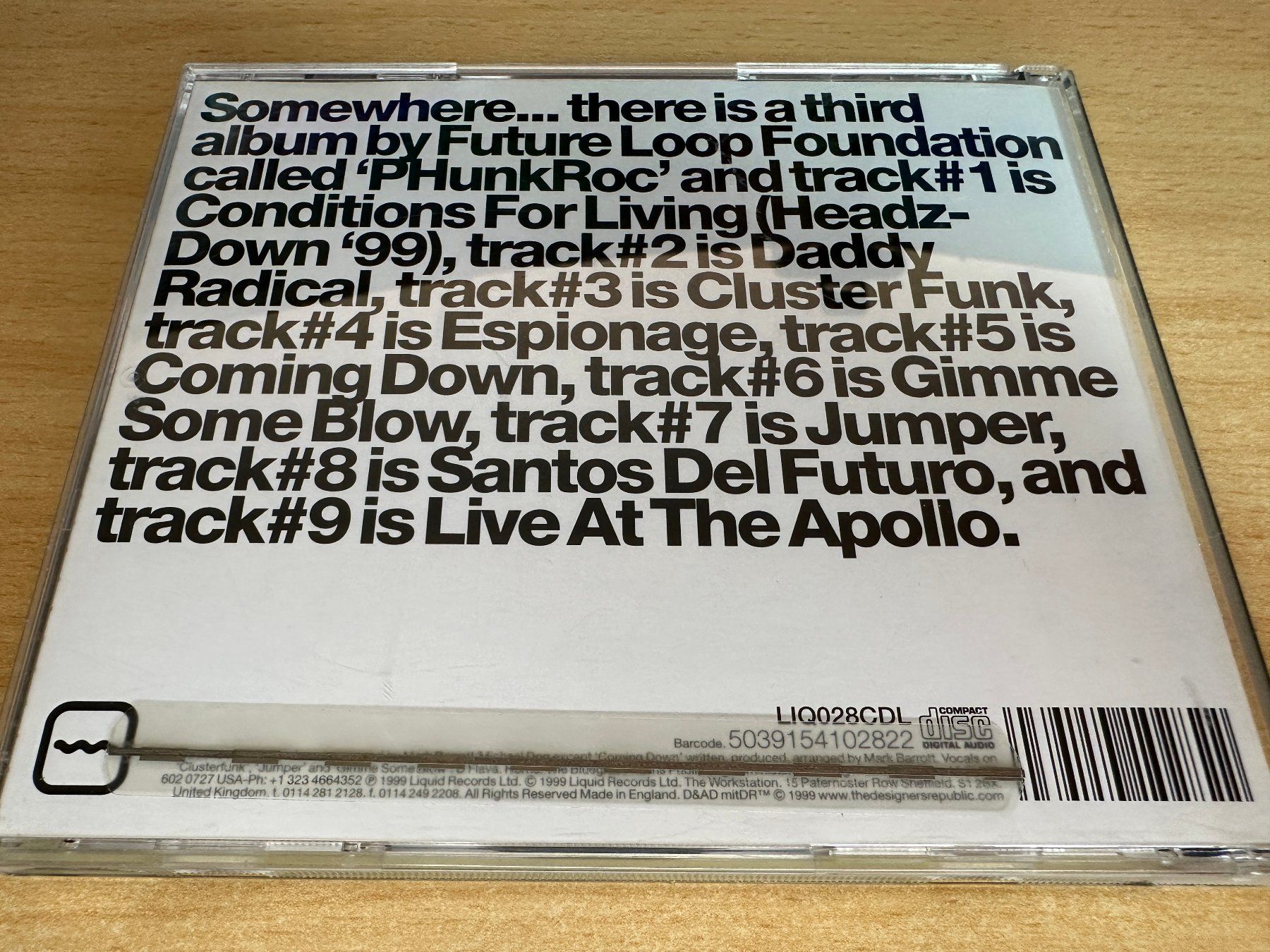 CDs: Future Loop Foundation – PHunkRoc – D'occasion à Rikon im Tösstal par Alpenmutz 1