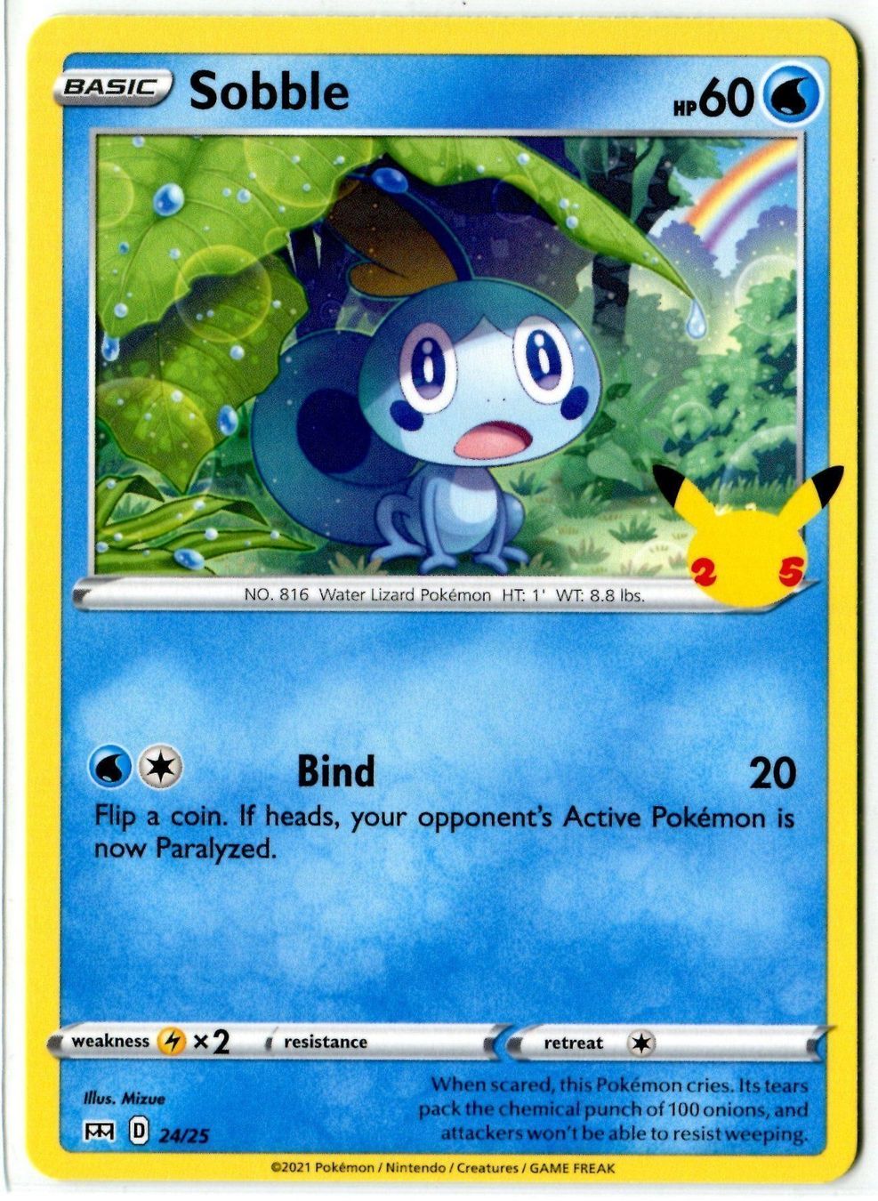 Pokémon Sammelbilder & Trading cards: Sobble McDonald's Pokémon Promo 24/25 – Neu (gemäss Beschreibung) aus Dornach von Deco89