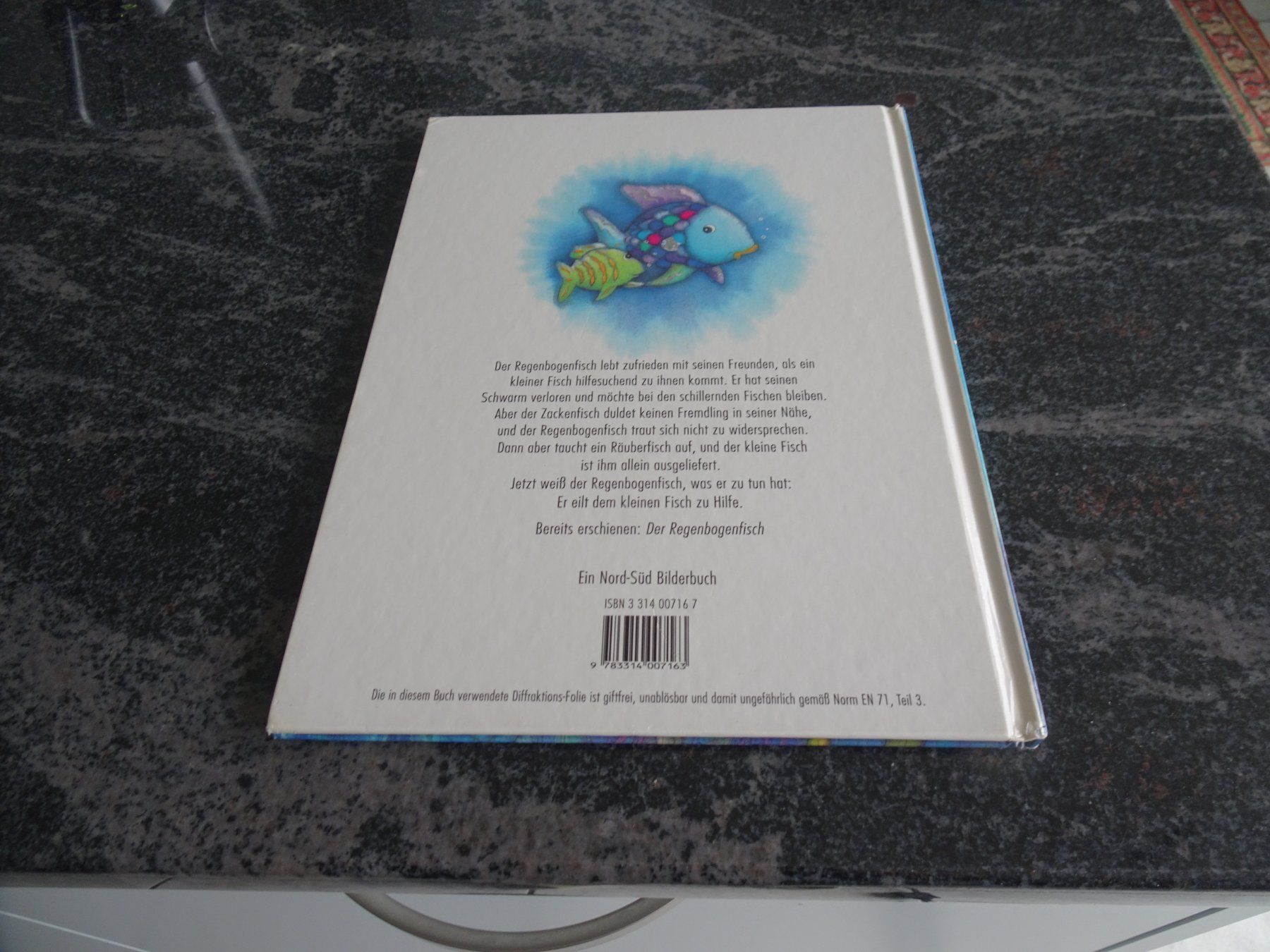 Bücher: Marcus Pfister: Der Regenbogenfisch - Hilf mir mit Glitzer e – Gebraucht aus Zürich von Roulet 1