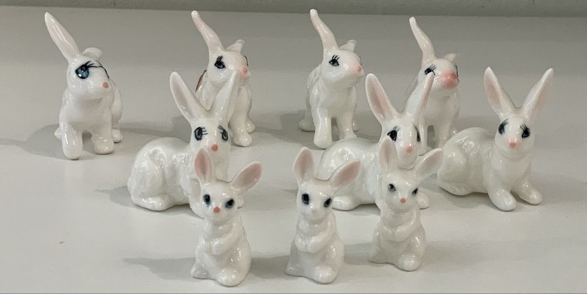 Statuette: Famille de lapins 10pcs – Usato da rolle venduto da Tontonjulot