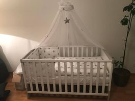 Babybett inkl. Matratze 70x140
