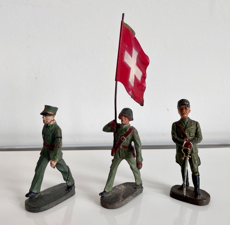 Elastolin Jouets: 3x Elastolin Schweizer Armee General Guisan – D'occasion à Zürich par tersus1981