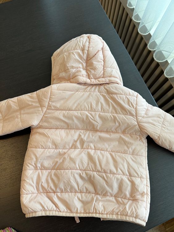 Produktbild von Baby Fleece Weste Mit Kapuze Gr.74/80/86, Kleinkind Gepolsterte Weste