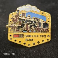 SBB CFF FFS B 3/4 Lokomotive - Seltene Anstecknadel, Top!