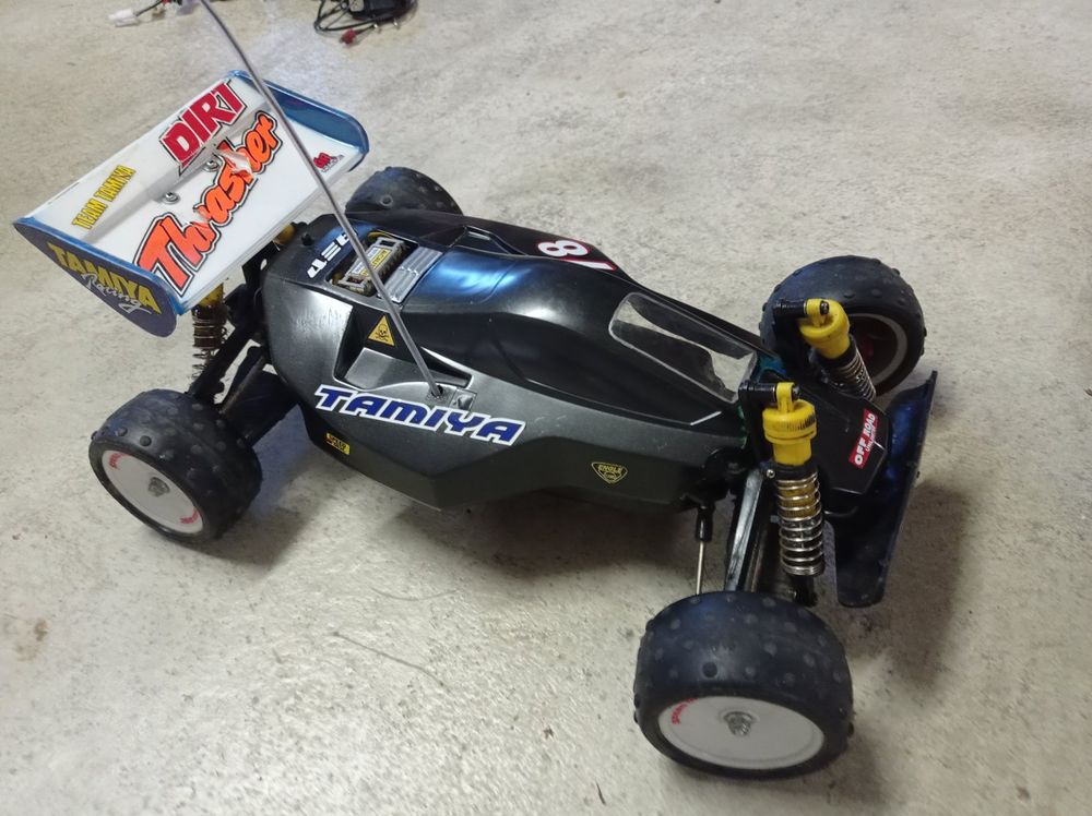 Tamiya Dirt Trasher Buggy 4WD 1/10 électrique Vintage - Prêt à Rouler (sauf élec.)