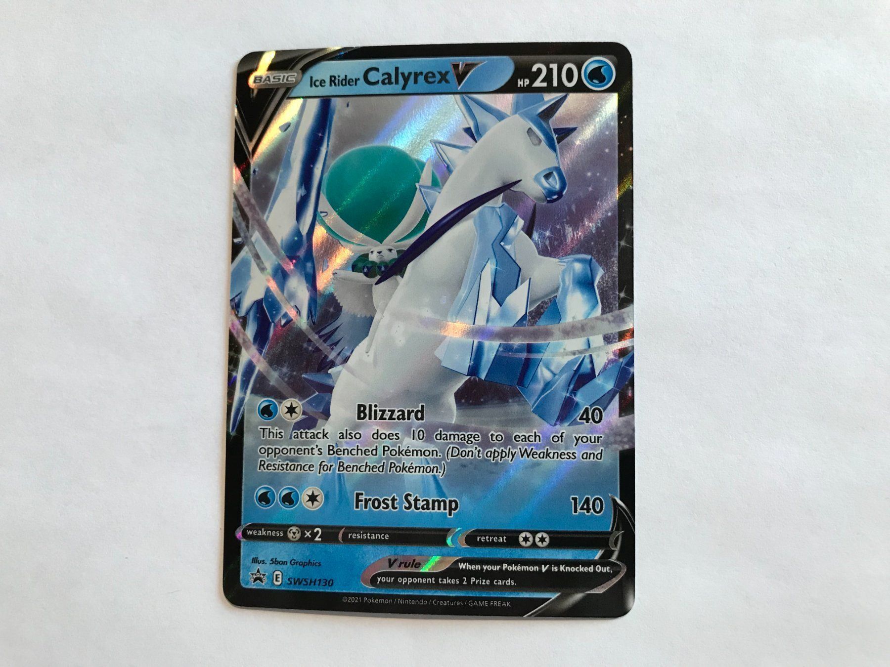 Pokémon Sammelbilder & Trading cards: Ice Rider Calyrex V Promo EN – Gebraucht aus Hagendorn von Pokecollectorch 1