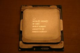 XEON W-2104 Prozessor in tedellosem Zustand