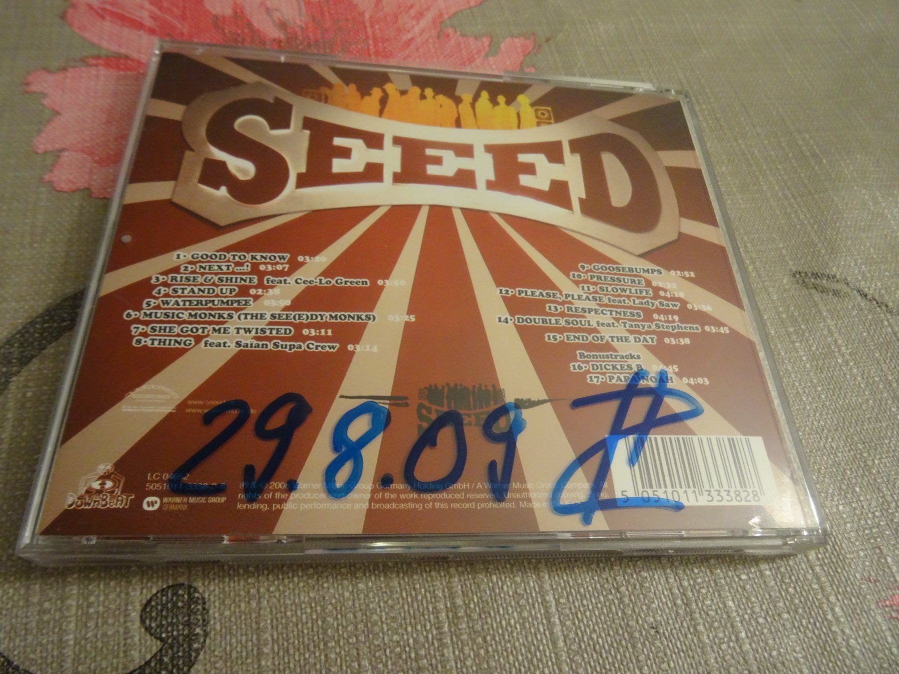 CD: SEEDED - NEXT! - CD Album - – Usato da Olten venduto da Disc-Ausverkauf 1