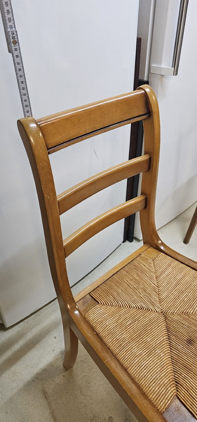Sedie: Chaise ancienne bois assise paille  – Usato da Chardonne venduto da luc_8nlz 2