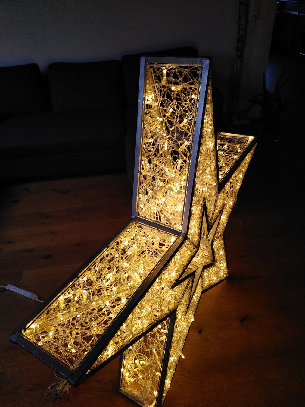 Weihnachtsstern, sehr gross, warmweisses Licht, Deko Stern (Gebraucht) in  Wasterkingen fr CHF 105  nur Abholung auf Ricardo kaufen