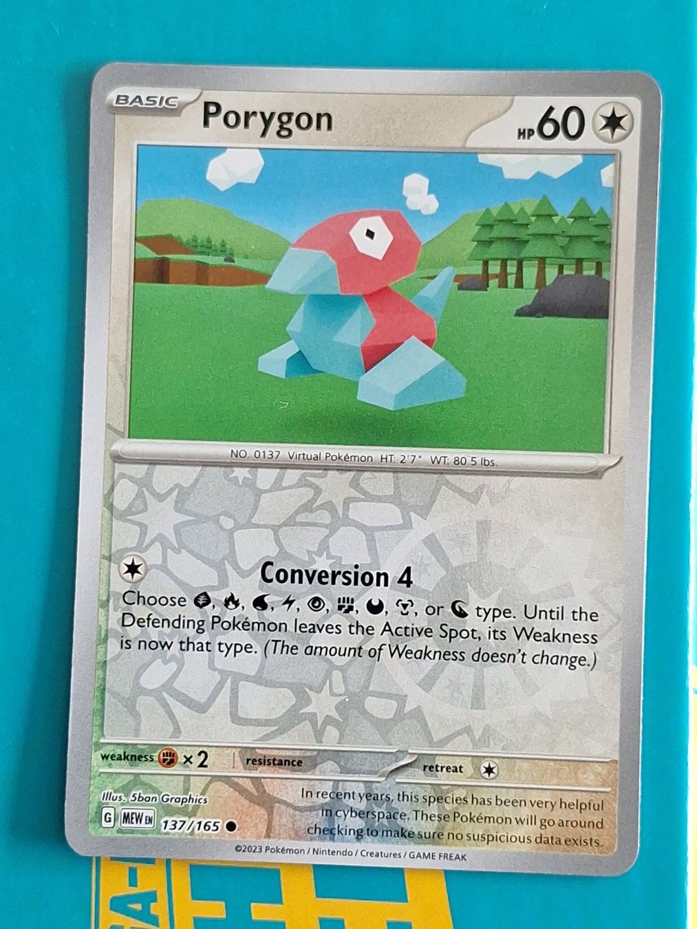 Pokémon Carte collezionabili: Porygon - Reverse Holo - Pokemon Mew 151 #1.0 – Usato da Altstätten SG venduto da GGsGameshop