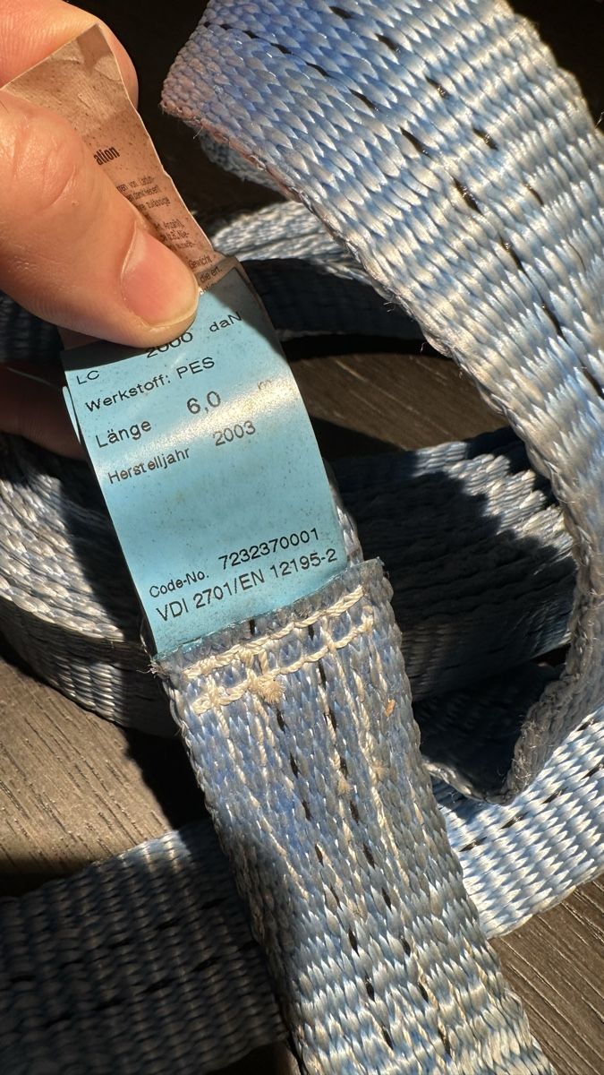 Attrezzatura da arrampicata: Spanngurt Set, 2-teilig, für Umzug oder Transport – Usato da Altendorf venduto da pebi77 5