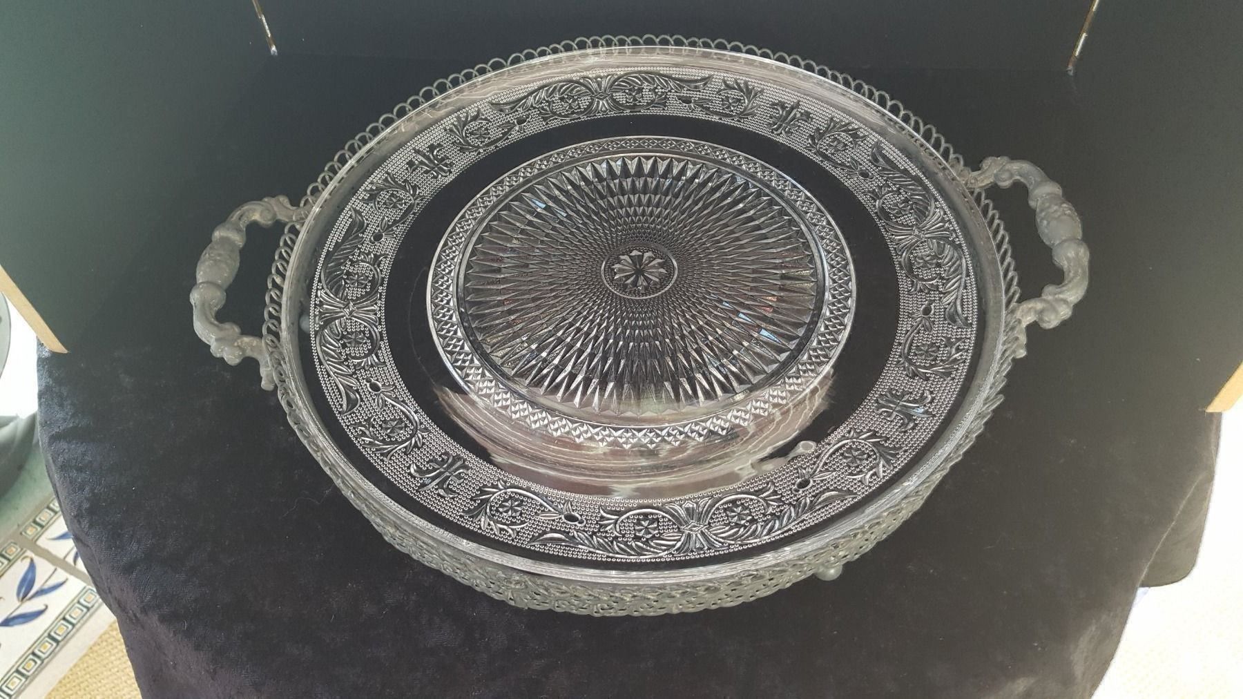 Servierplatten: Glastablett – Gebraucht aus Reinach von 3Guggerli 1
