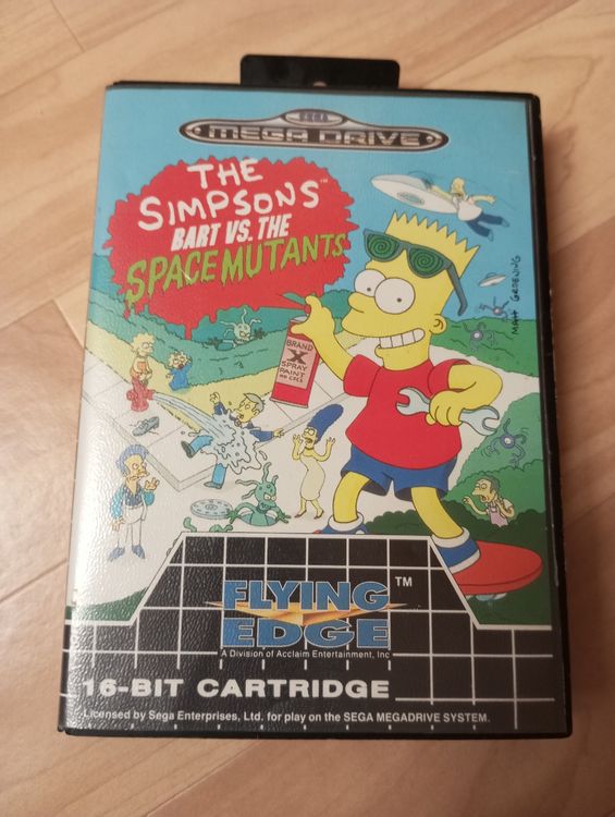 Simpsons - Bart vs. the space mutants / Sega Mega Drive (Gebraucht) in ...