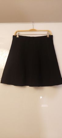Schwarzer Zara Basic Minirock, Gr. L