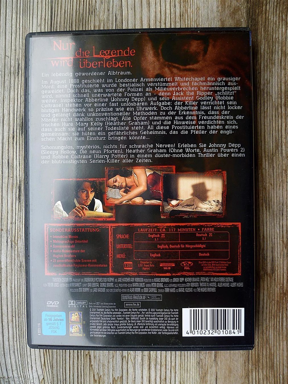 Tutti i DVDs: From Hell DVD – Usato da Aarau venduto da Rdodger 1