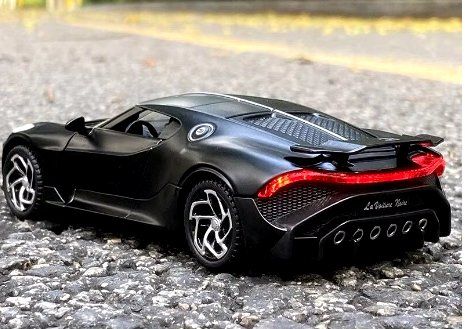 Bugatti Modellini d'auto: Bugatti "La voiture noire" Modellauto 1/32 – Nuovo e nell'imballaggio originale da Ettingen venduto da SwissHellcat