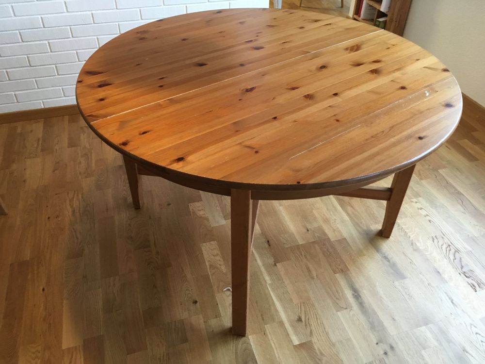 Esstisch IKEA Leksvik rund, gebraucht Kaufen auf Ricardo