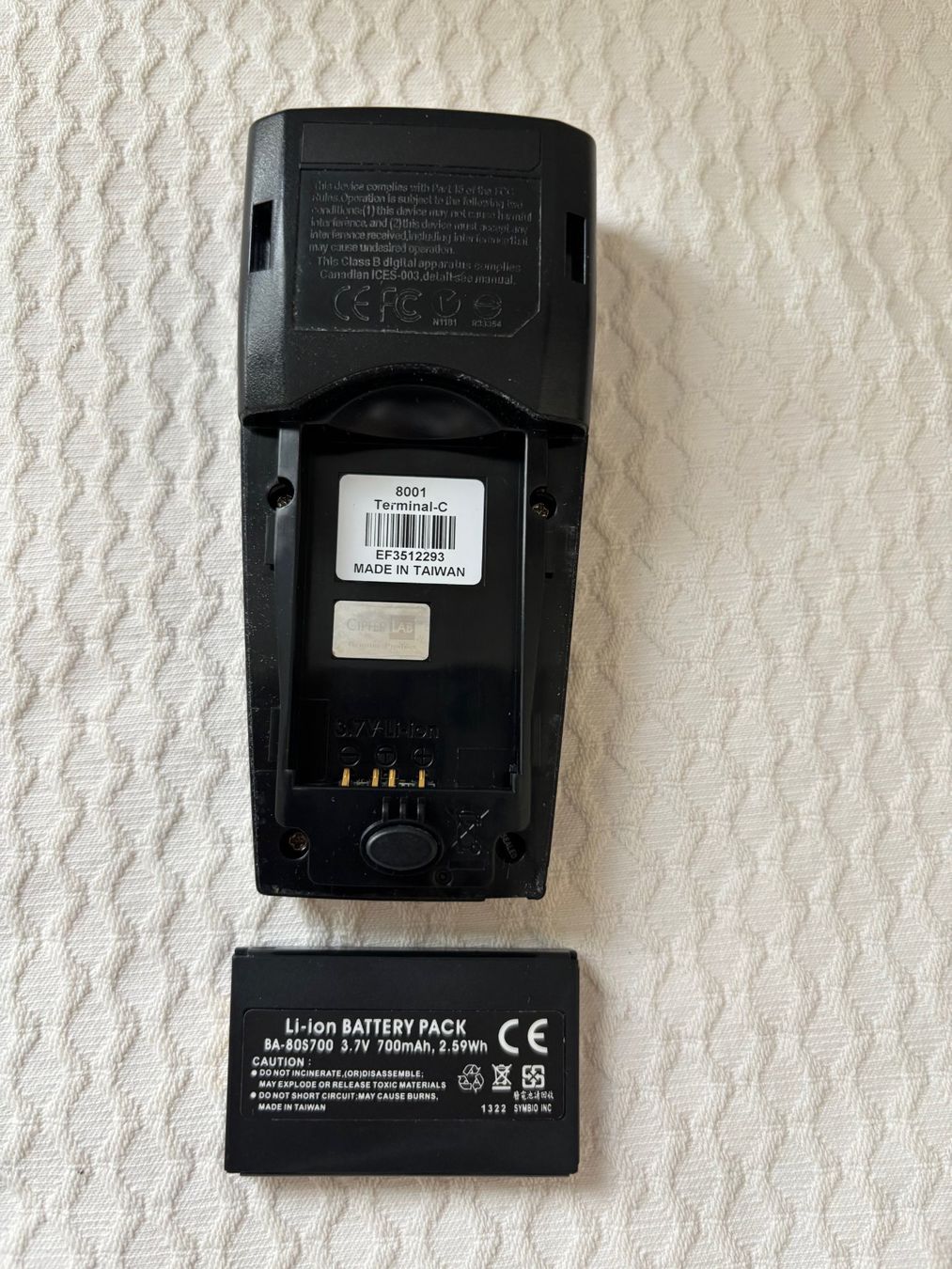 Scanner: Mobiler Barcodescanner Elcode 8001 Terminal - C – Usato da Einigen venduto da Medicom-Pharma 1