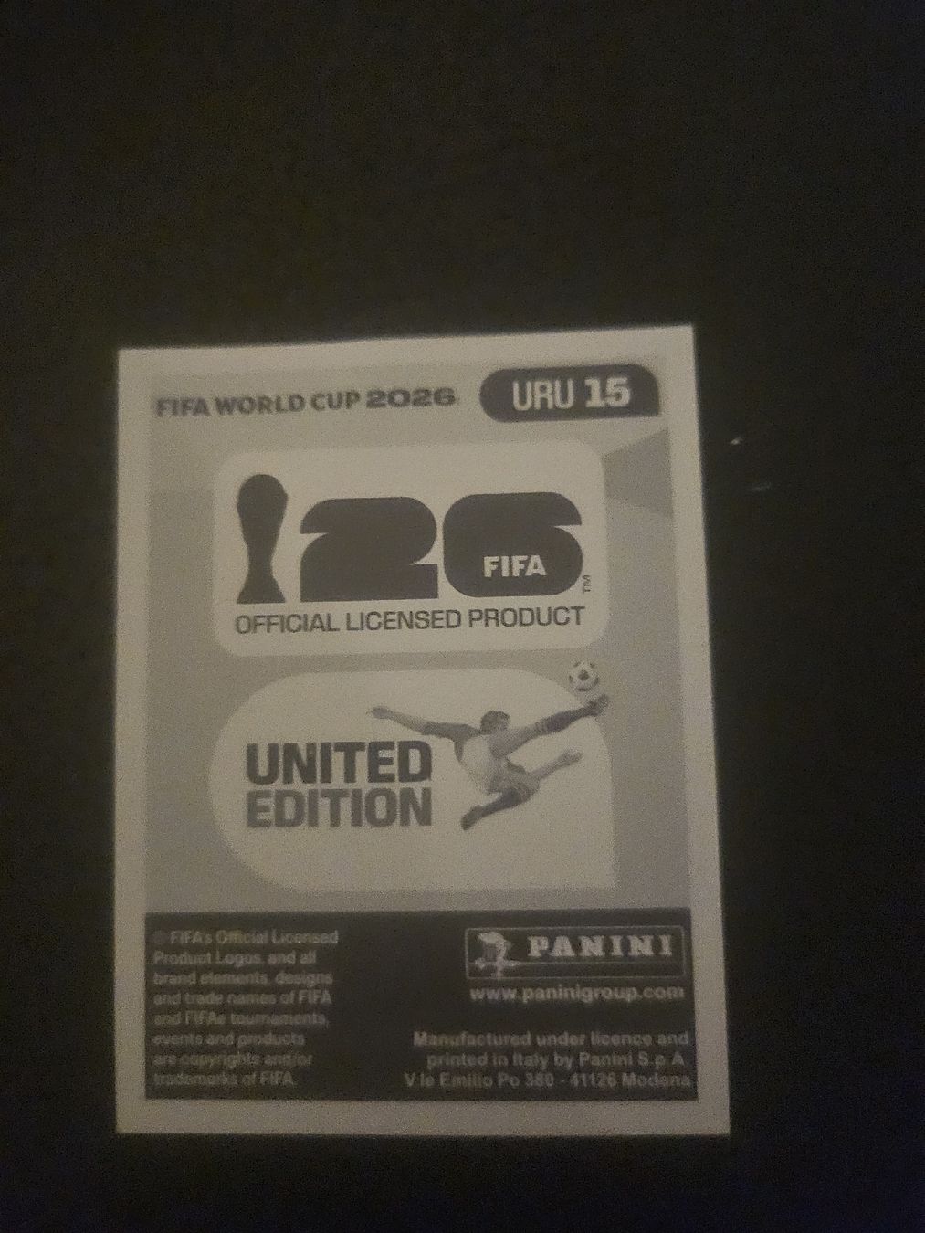 Panini Carte collezionabili: panini URU 15 – Nuovo (secondo la descrizione) da Croy venduto da sylvie1350 1