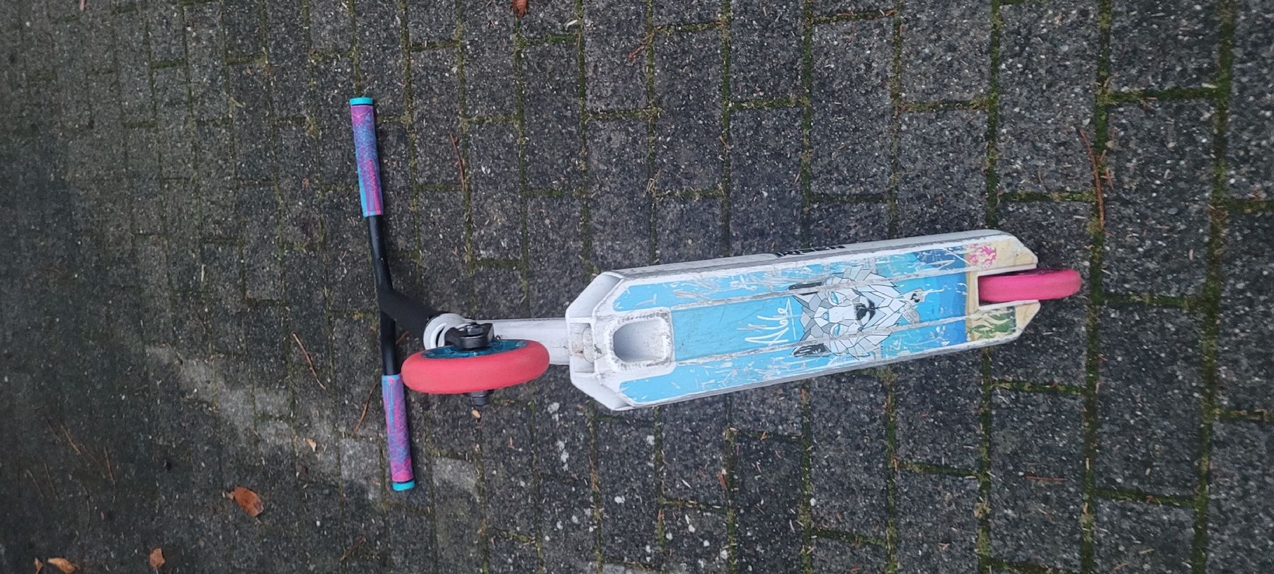 Chilli Kickboard: Chilli Stunt-Scooter weiss/pink – Usato da Huttwil venduto da der.egli_ 2
