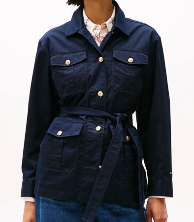 Tommy Hilfiger Übergangsjacke Jacke Gr. M Damen Blau