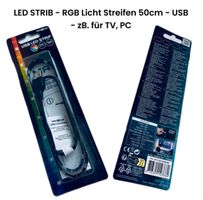 Led Strib - RGB Licht Streifen 50cm - USB - zB. für TV, PC