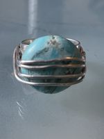 Silberring mit Türkis Grösse 18, 2 cm Durchmesser Neuwertig