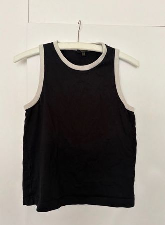 Massimo Dutti black tank top, size M