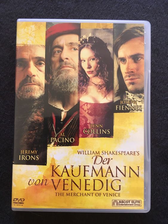 Der Kaufmann von Venedig (Dvd) Pacino Irons, Fiennes | Kaufen auf Ricardo